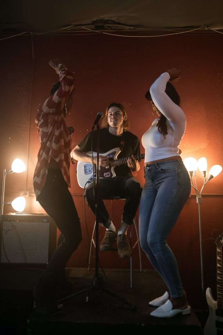 private event band performance and dance